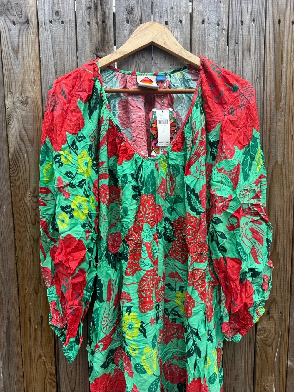 FARM Rio poppy print Maxi Dress NWT - Picture 6 of 14
